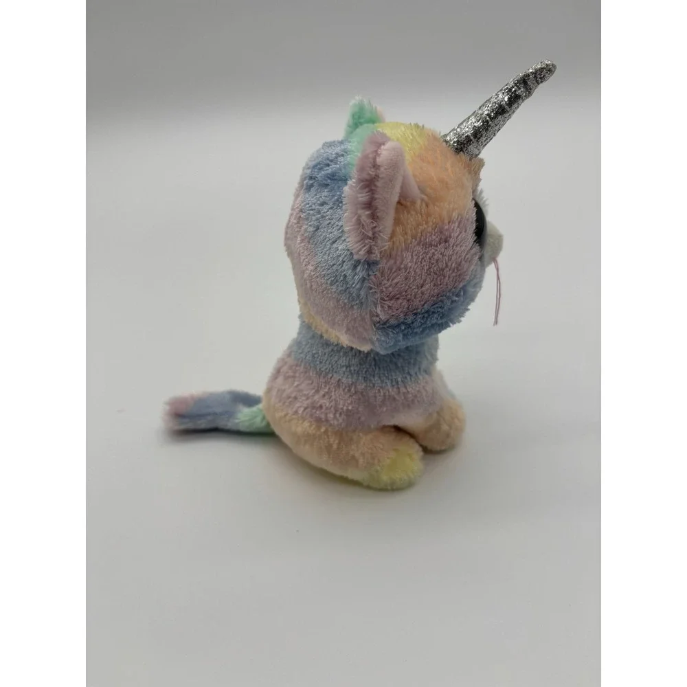 Ty Beanie Boos-Heather the Unicorn Cat 6